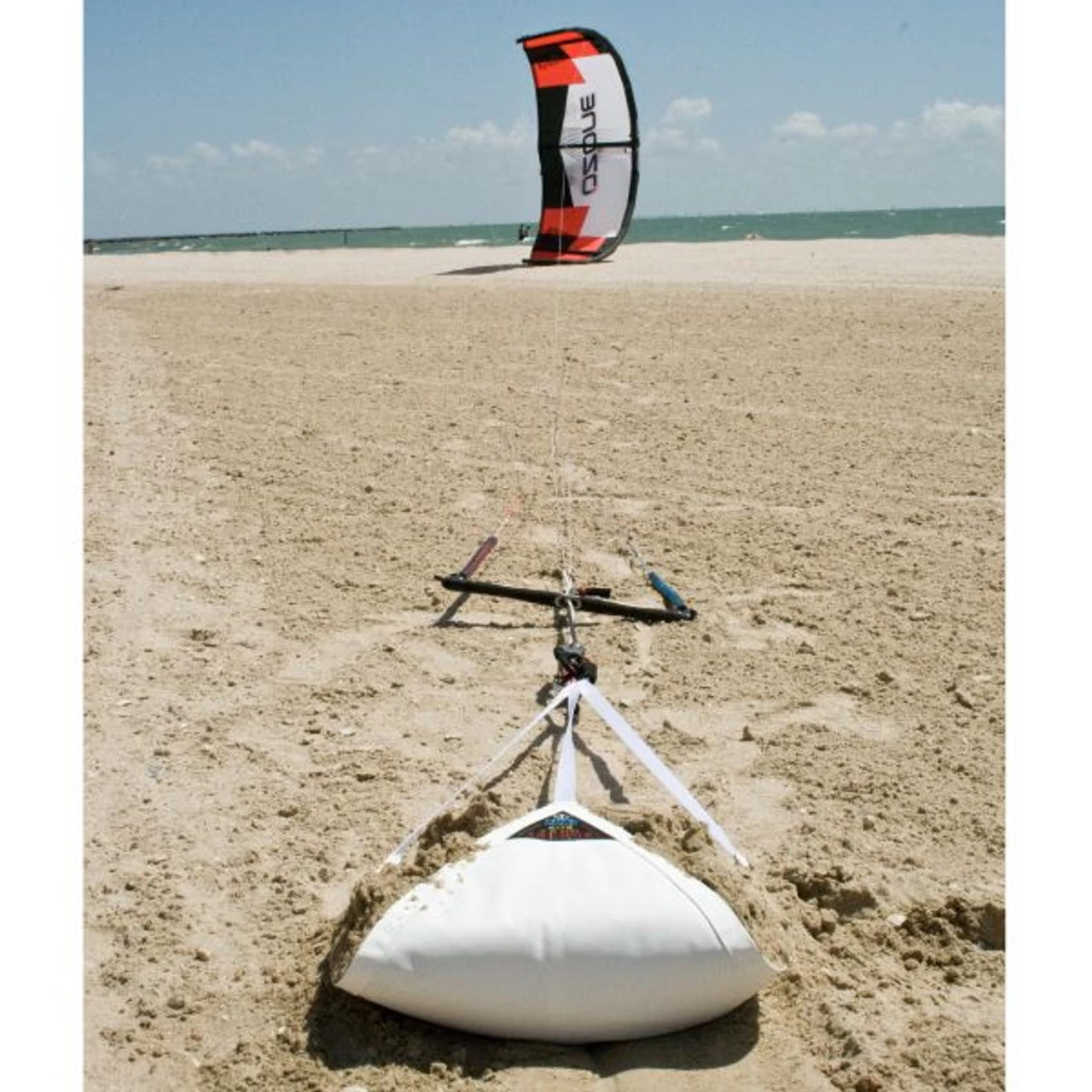 PKS Self-Launch Sand Anchor With Carabiner 1 PKS Self-Launch Sand Anchor With Carabiner