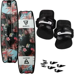 Brunotti Riptide Blossom Kiteboard Complete W/ Straps