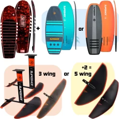 Family Double Trouble Wake Foil Package