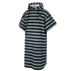 2022 Mystic Poncho Velours AOP - Grey/Blue